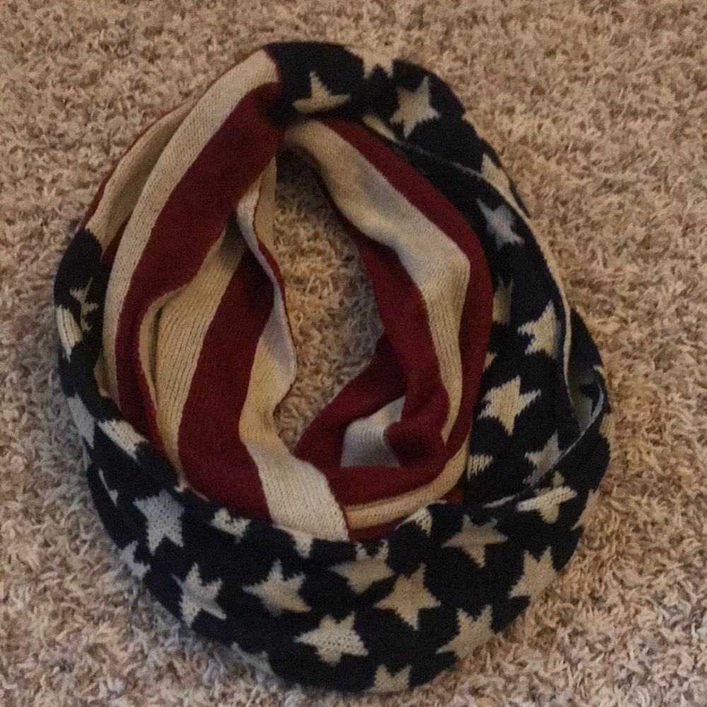 American flag infinity scarf